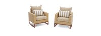 Mili™ Club Chairs - Maxim Beige