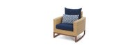 Mili™ Set of 2 Sunbrella® Outdoor Club Chairs - Navy Blue