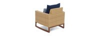 Mili™ Set of 2 Sunbrella® Outdoor Club Chairs - Navy Blue
