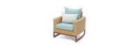 Mili™ Set of 2 Sunbrella® Outdoor Club Chairs - Spa Blue