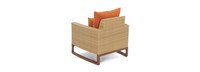 Mili™ Set of 2 Sunbrella® Outdoor Club Chairs - Tikka Orange