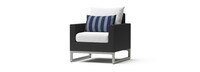 Milo™ Espresso Club Chairs - Centered Ink
