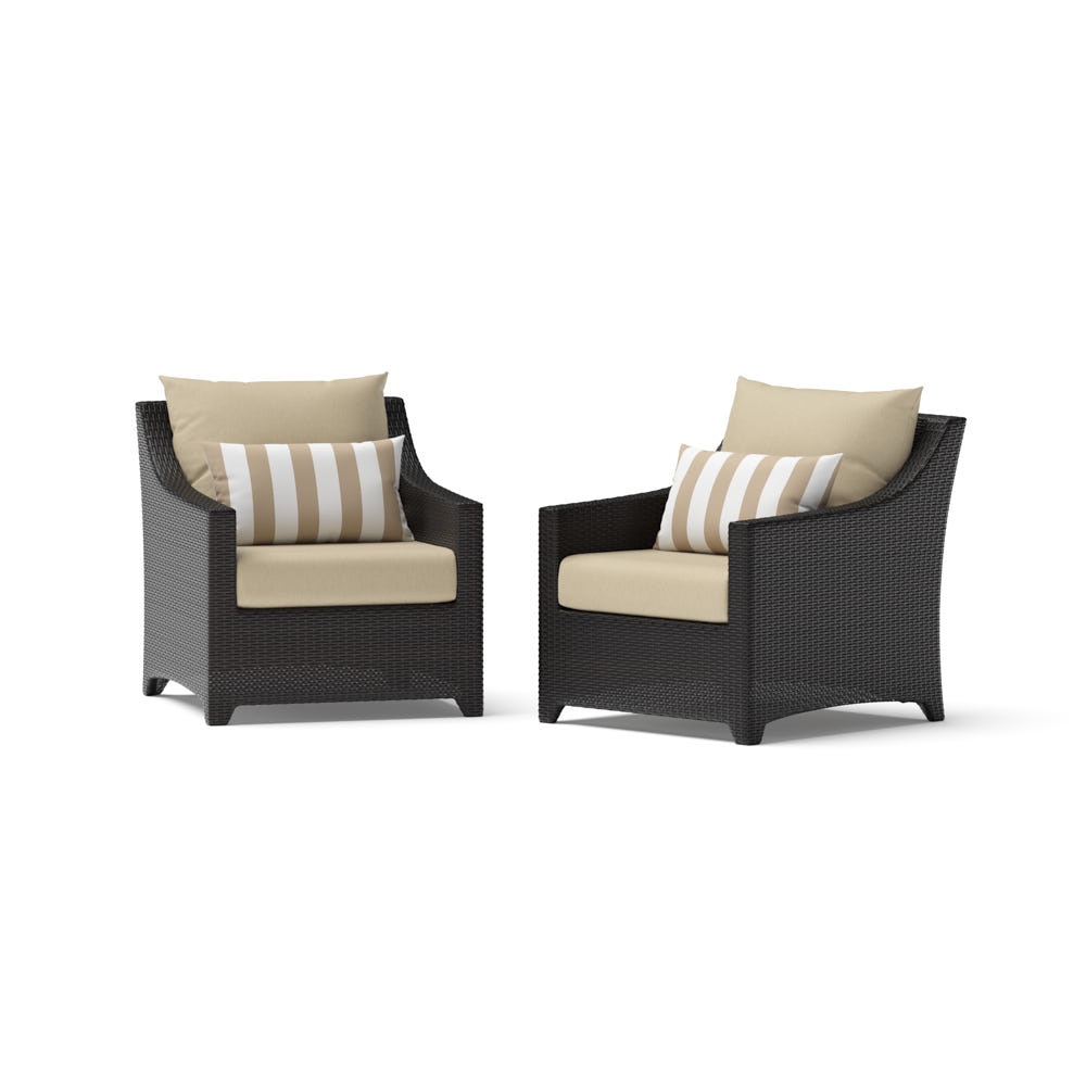 Deco™ 2 Piece Sunbrella® Outdoor Club Chairs - Maxim Beige