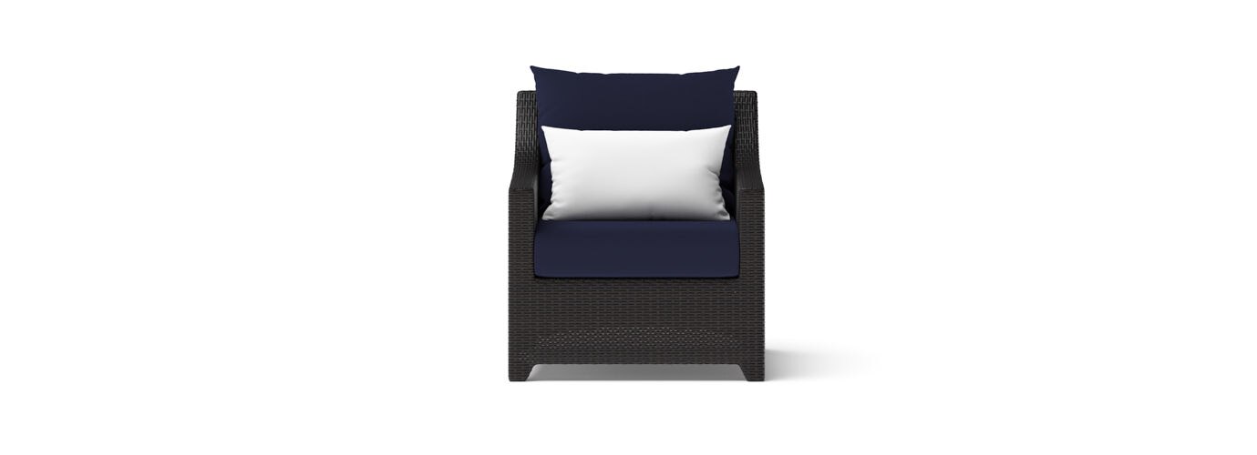 Deco™ 2 Piece Sunbrella® Outdoor Club Chairs - Navy Blue