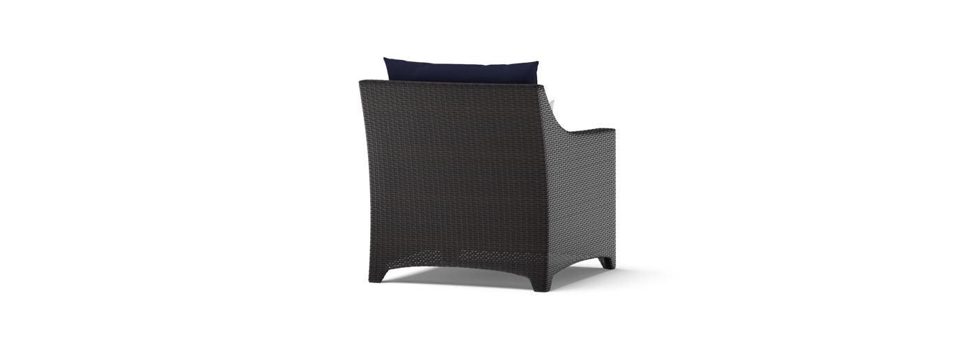 Deco™ 2 Piece Sunbrella® Outdoor Club Chairs - Navy Blue