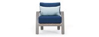 Portofino® Repose Set of 2 Sunbrella® Outdoor Club Chairs - Laguna Blue