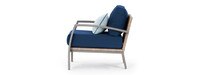 Portofino® Repose Set of 2 Sunbrella® Outdoor Club Chairs - Laguna Blue