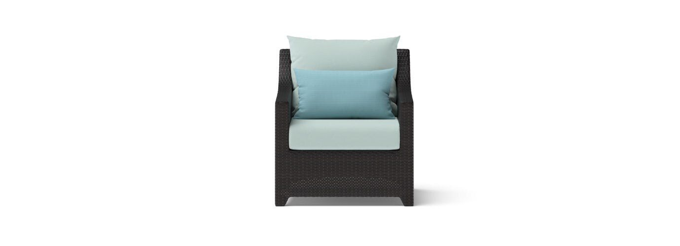 Deco™ 2 Piece Sunbrella® Outdoor Club Chairs - Spa Blue