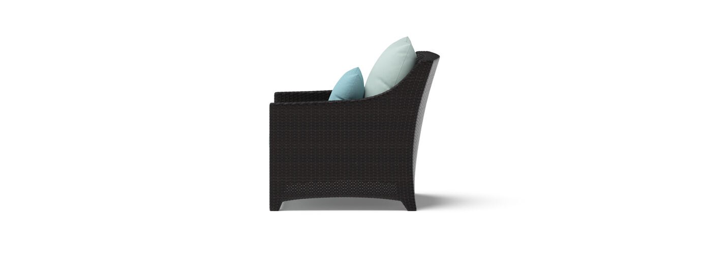 Deco™ 2 Piece Sunbrella® Outdoor Club Chairs - Spa Blue