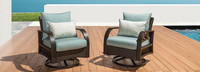 Barcelo™ Motion Club Chairs - Cast Coral