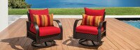 Barcelo™ Motion Club Chairs - Tikka Orange