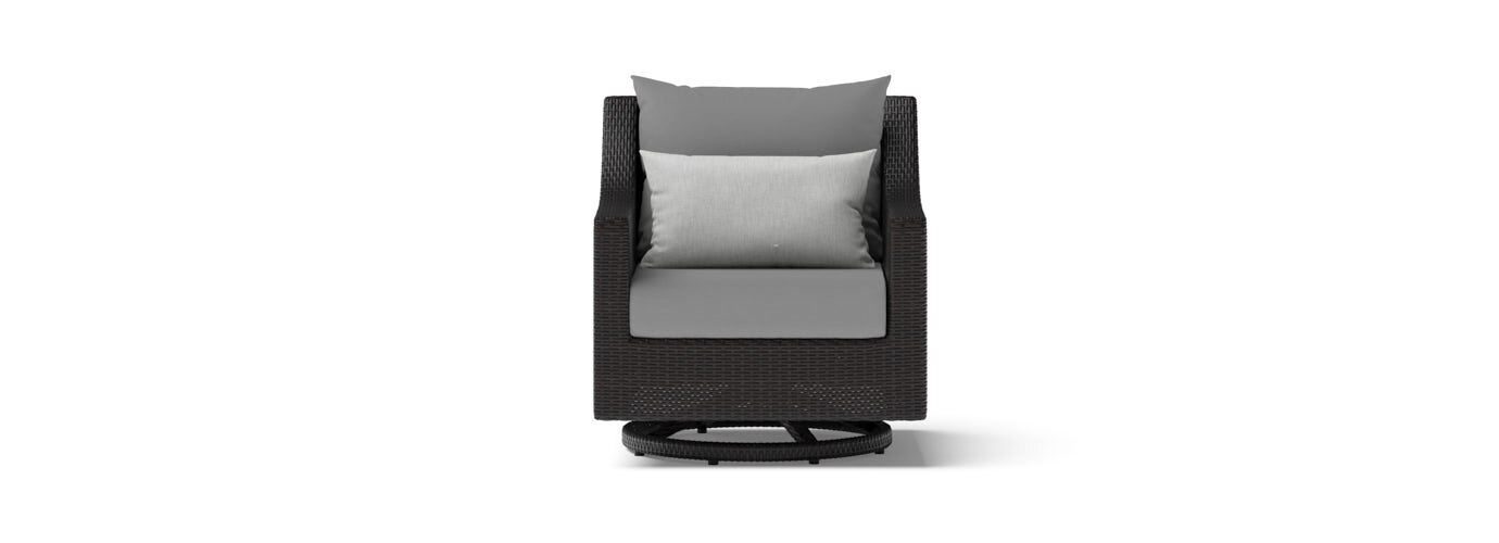 Deco™ 2 Piece Sunbrella® Outdoor Motion Club Chairs - Charcoal Gray