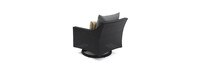 Deco™ 2 Piece Sunbrella® Outdoor Motion Club Chairs - Charcoal Gray