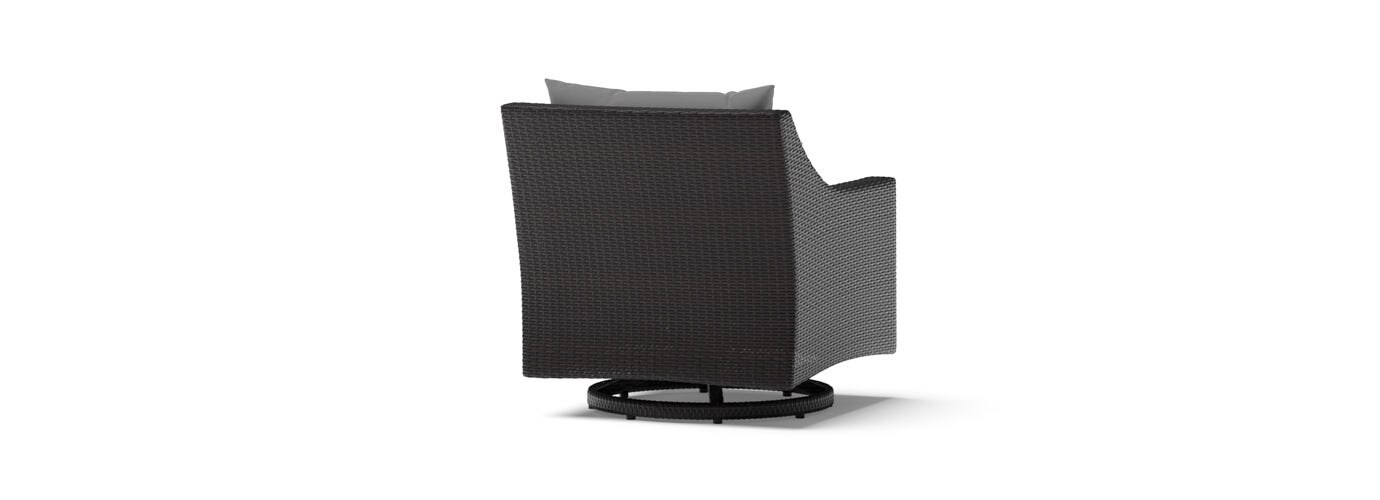 Deco™ 2 Piece Sunbrella® Outdoor Motion Club Chairs - Charcoal Gray