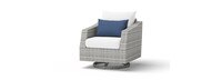 Cannes™ Set of 2 Sunbrella® Outdoor Motion Club Chairs - Bliss Ink