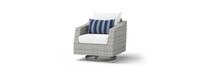 Cannes™ Set of 2 Sunbrella® Outdoor Motion Club Chairs - Centered Ink