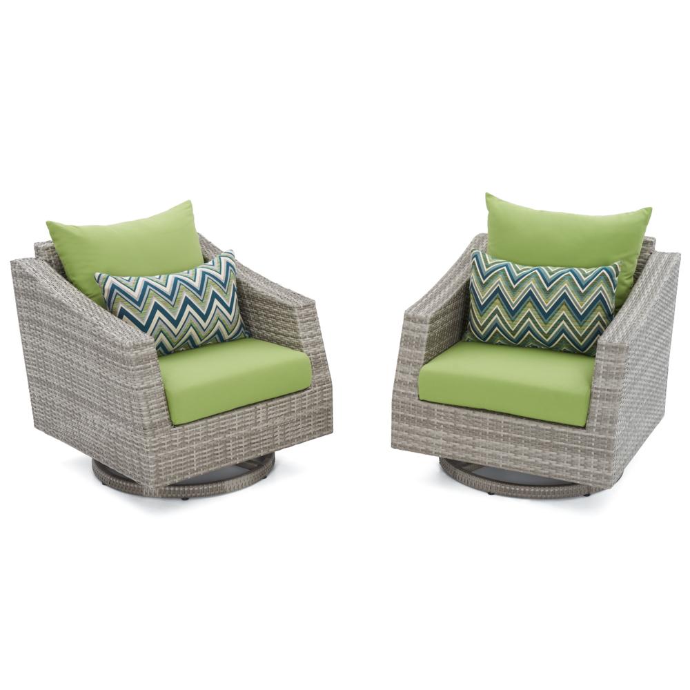 Cannes™ Motion Club Chairs - Ginkgo Green