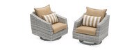 Cannes™ Motion Club Chairs - Maxim Beige