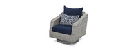 Cannes™ Set of 2 Sunbrella® Outdoor Motion Club Chairs - Navy Blue