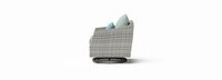 Cannes™ Set of 2 Sunbrella® Outdoor Motion Club Chairs - Spa Blue