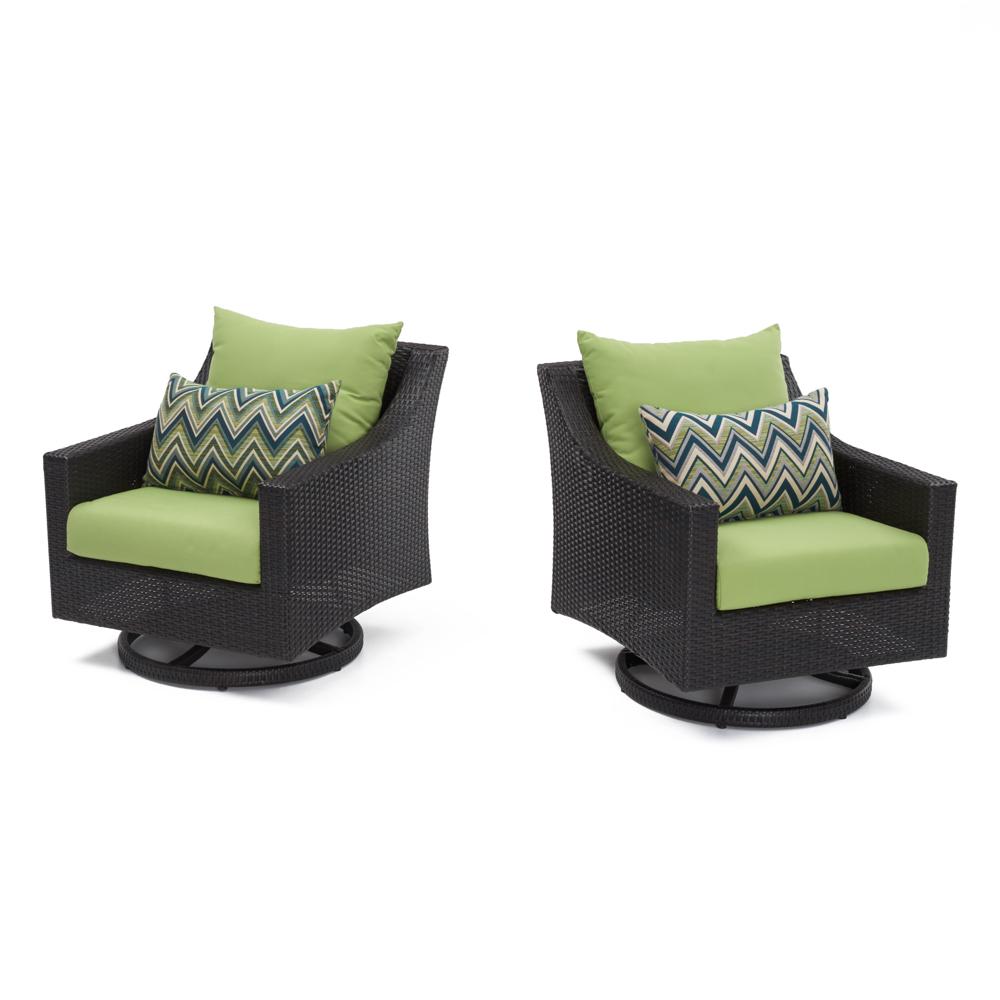 Deco™ 2 Piece Sunbrella® Outdoor Motion Club Chairs - Ginkgo Green