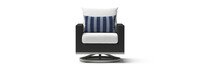 Milo™ Espresso Motion Club Chairs - Centered Ink