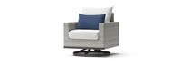Milo™ Gray Sunbrella® Outdoor Motion Club Chairs - Bliss Ink