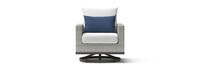 Milo™ Gray Sunbrella® Outdoor Motion Club Chairs - Bliss Ink