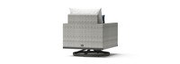 Milo™ Gray Sunbrella® Outdoor Motion Club Chairs - Bliss Ink