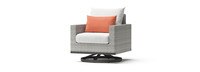 Milo™ Gray Motion Club Chairs - Cast Coral
