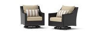 Deco™ Set of 2 Sunbrella® Outdoor Motion Club Chairs - Maxim Beige