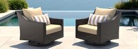 Deco™ 2 Piece Sunbrella® Outdoor Motion Club Chairs - Maxim Beige