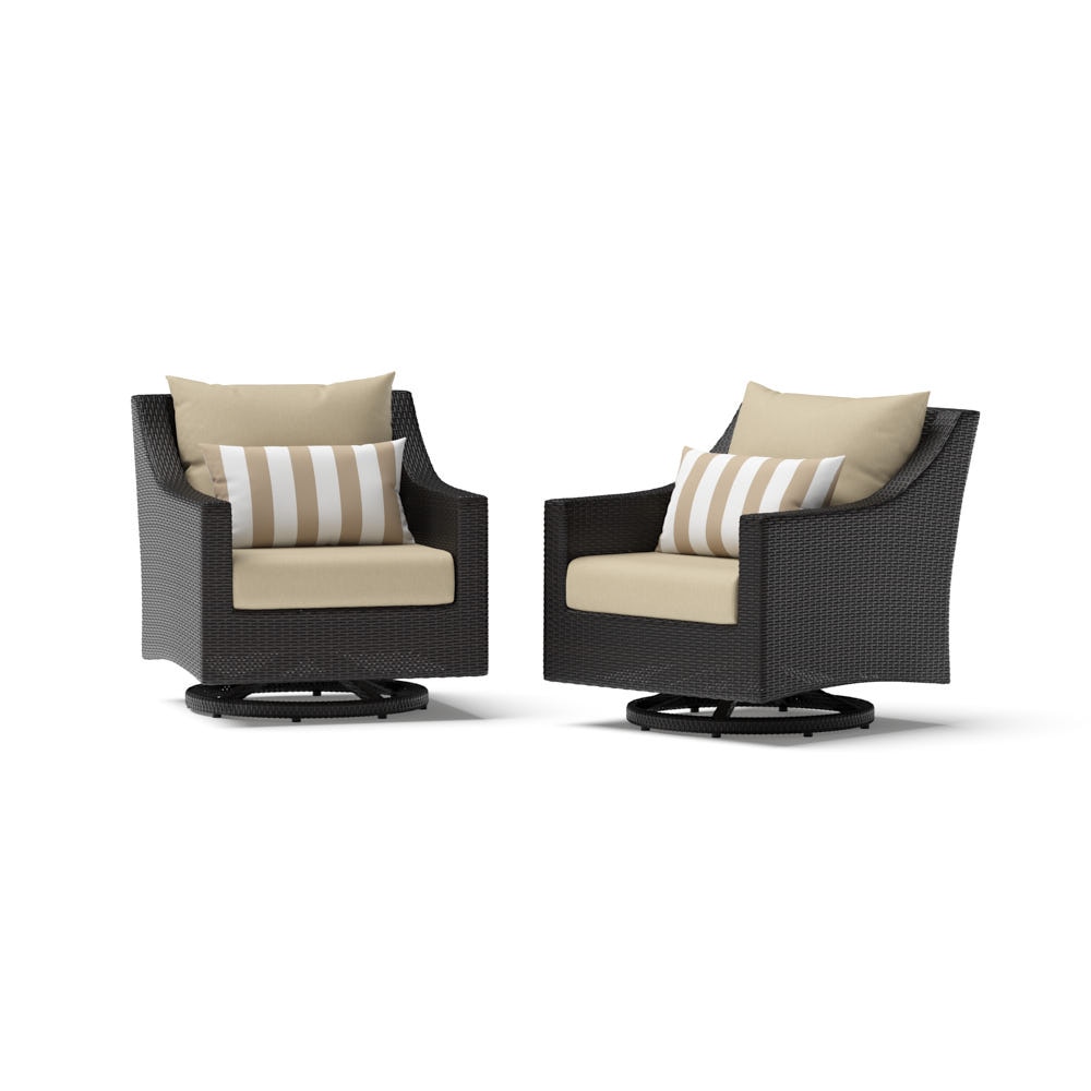 Deco™ 2 Piece Sunbrella® Outdoor Motion Club Chairs - Maxim Beige