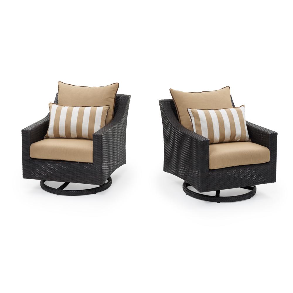 Deco™ Set of 2 Sunbrella® Outdoor Motion Club Chairs - Maxim Beige