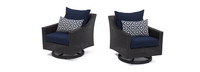 Deco™ Motion Club Chairs - Navy Blue
