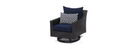 Deco™ Set of 2 Sunbrella® Outdoor Motion Club Chairs - Navy Blue