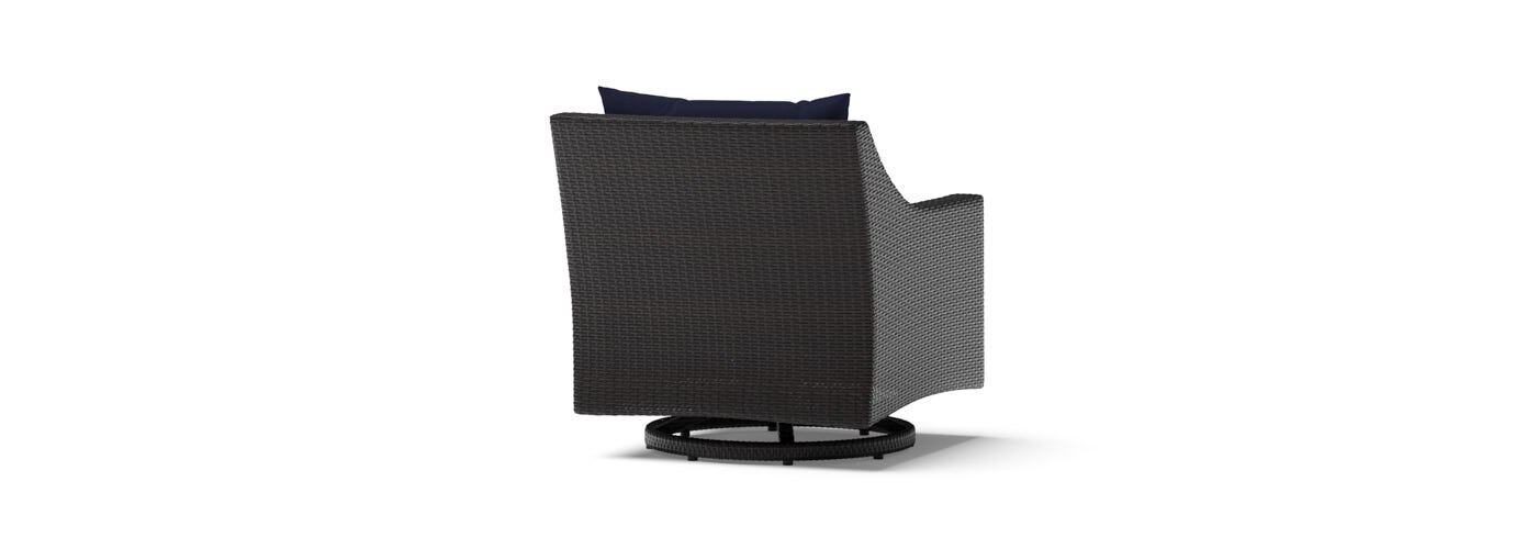 Deco™ 2 Piece Sunbrella® Outdoor Motion Club Chairs - Navy Blue