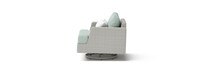 Portofino® Comfort Sunbrella® Outdoor Motion Club Chairs - Spa Blue