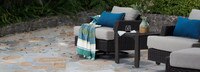 Portofino® Repose Set of 2 Sunbrella® Outdoor Motion Club Chairs - Dove Gray