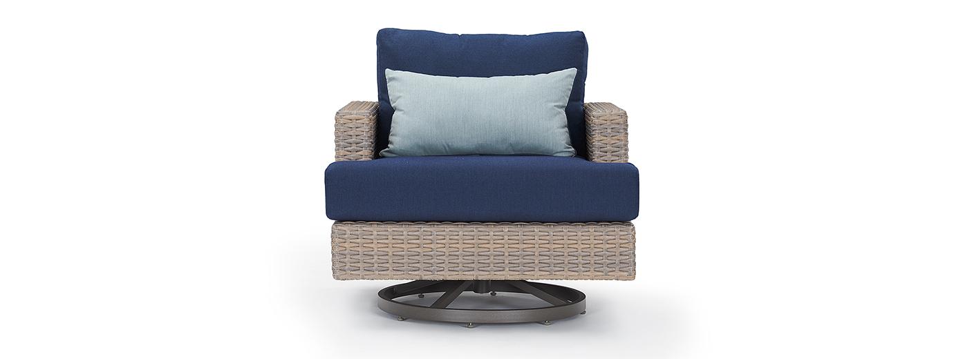 RST Brands Portofino Repose Outdoor Motion Club Chairs - Thumbnail 4