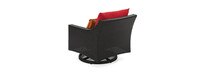 Deco™ Set of 2 Sunbrella® Outdoor Motion Club Chairs - Sunset Red