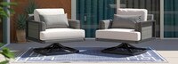 Vistano™ Set of 2 Sunbrella® Outdoor Motion Club Chairs - Gray