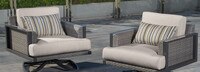Vistano™ Set of 2 Sunbrella® Outdoor Motion Club Chairs - Gray