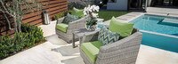 Cannes™ Club Chairs and Side Table - Tikka Orange
