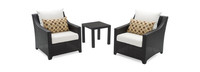 Deco™ Club Chairs and Side Table - Moroccan Cream