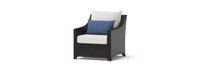 Deco™ 5 Piece Sunbrella® Outdoor Club Chair & Ottoman Set - Bliss Ink