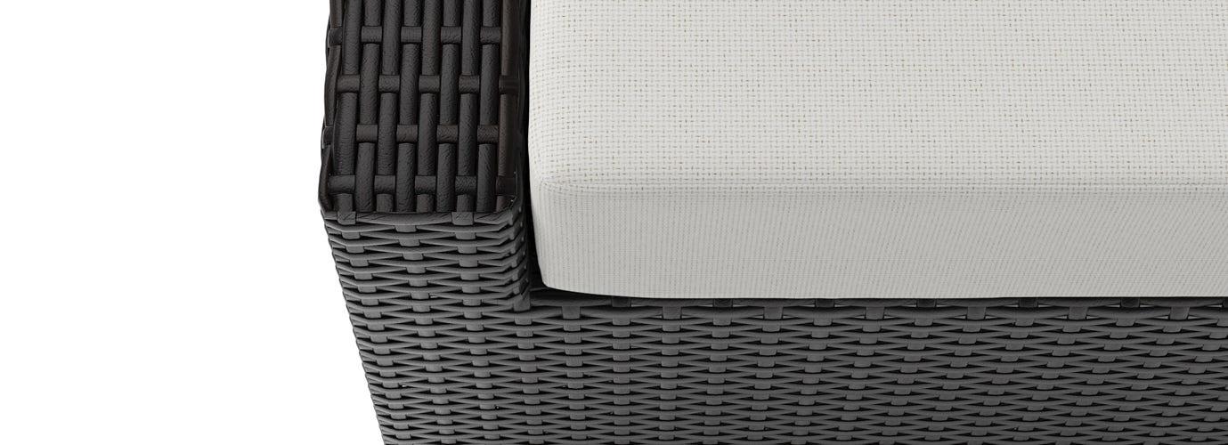 Deco™ 5 Piece Sunbrella® Outdoor Club Chair & Ottoman Set - Bliss Ink