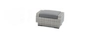 Cannes™ 5 Piece Sunbrella® Outdoor Club Chair & Ottoman Set - Charcoal Gray