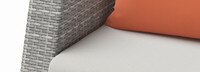 Cannes™ 5 Piece Sunbrella® Outdoor Club Chair & Ottoman Set - Cast Coral
