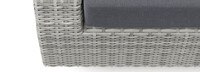 Cannes™ 5 Piece Polyester Outdoor Club Chair & Ottoman Set - Gray